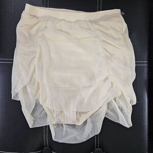 Weissman NWOT child small cream dance bottoms lyrical contemporary jazz costume